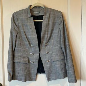 White House Black Market Plaid Blazer